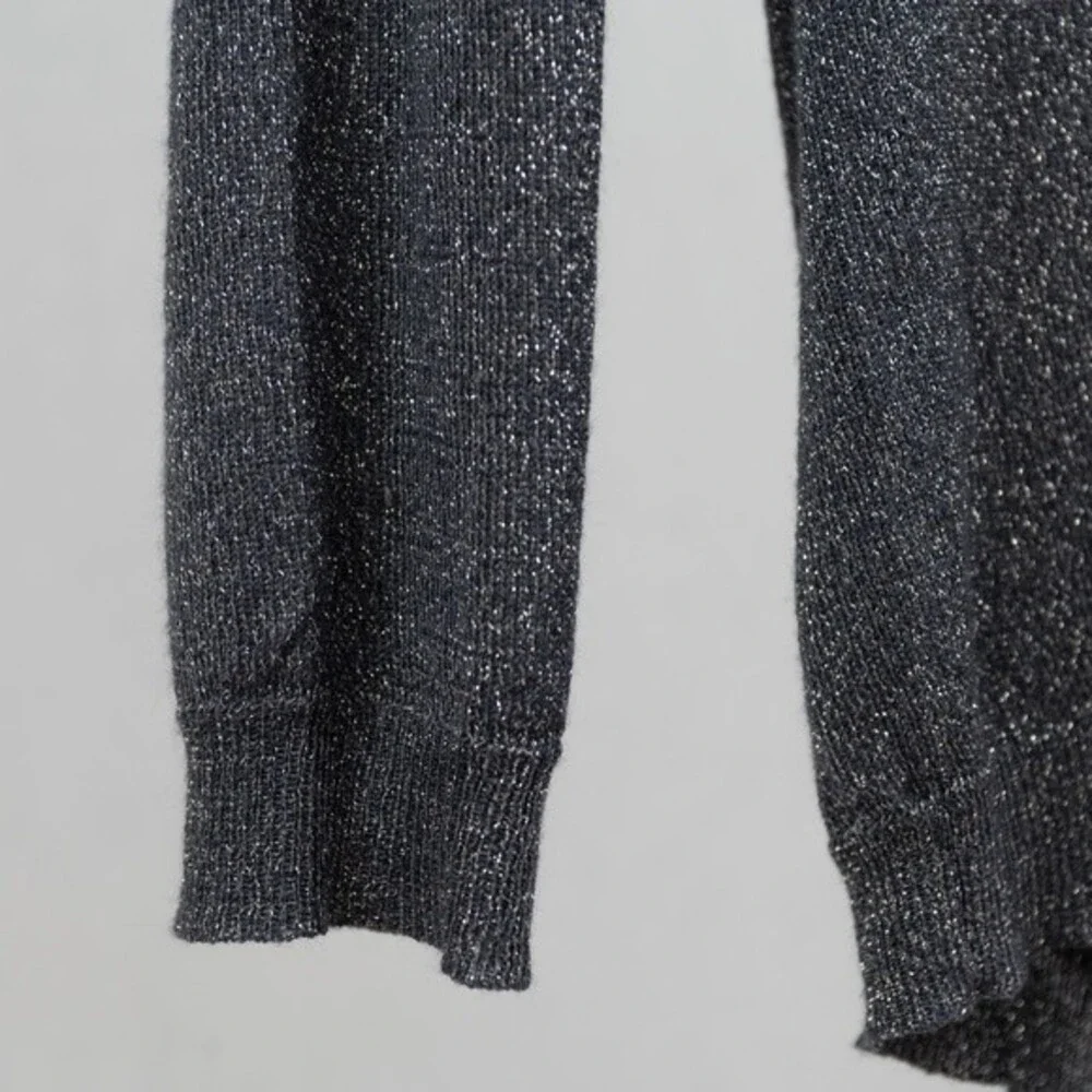 H By Halston shimmer long sleeve top size S
